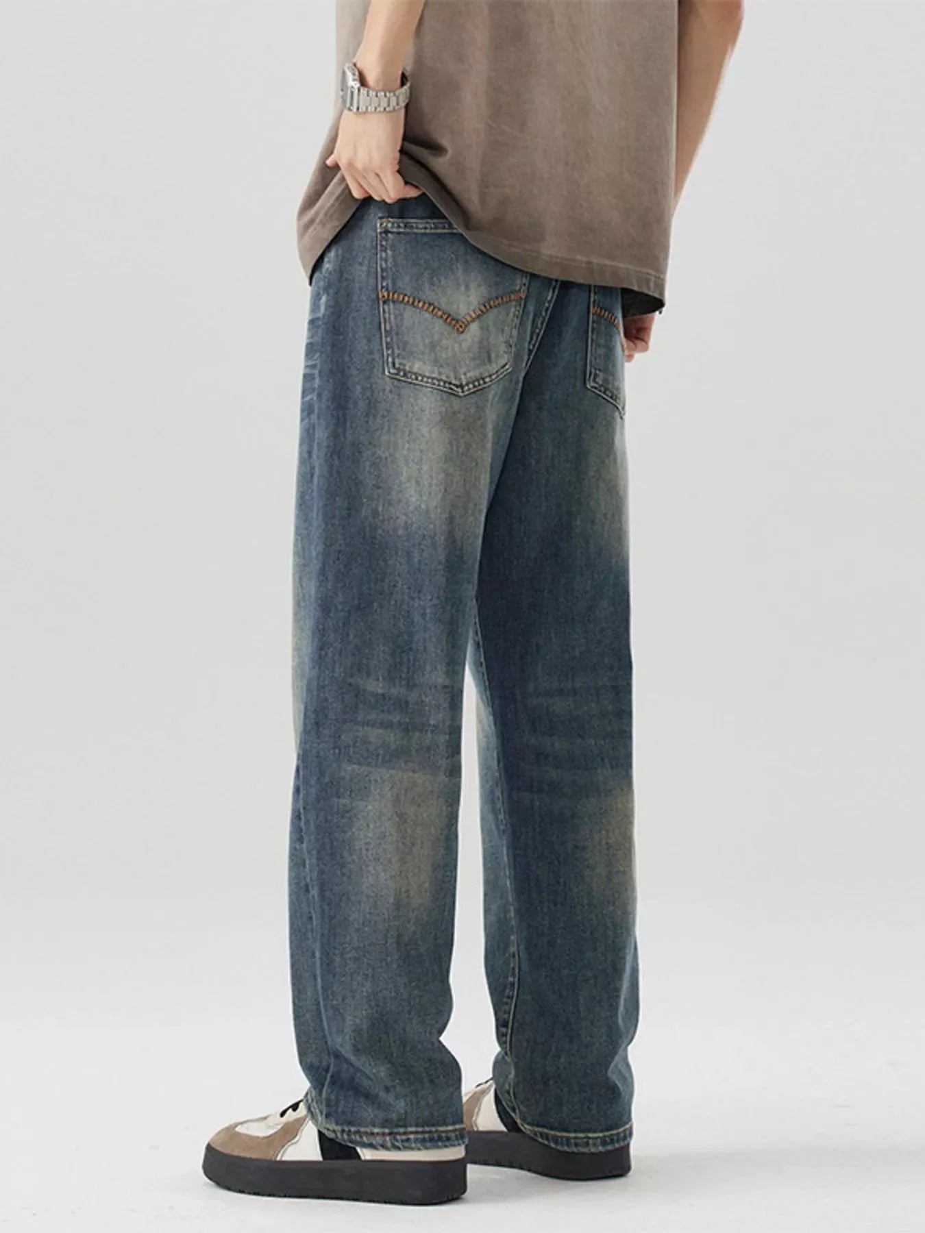 Men's Wide Leg Jeans