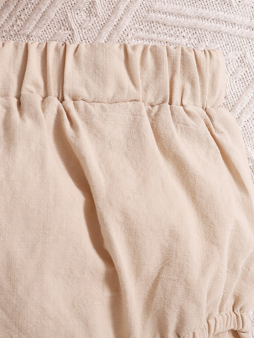 Children's Ruffle Trim Button Front Top and Shorts Set