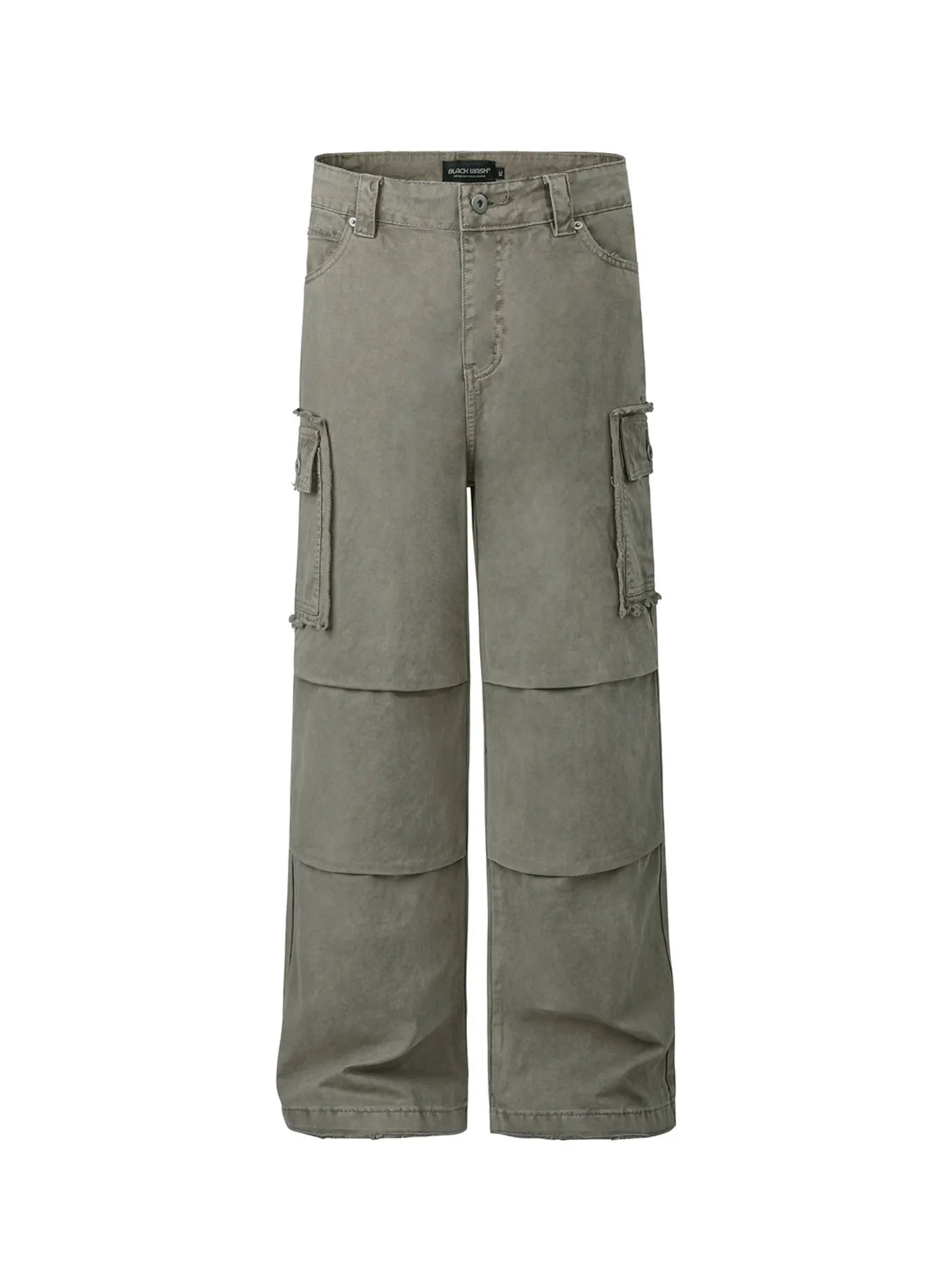 Men's Wide Leg Cargo Pants with Multi-Pockets