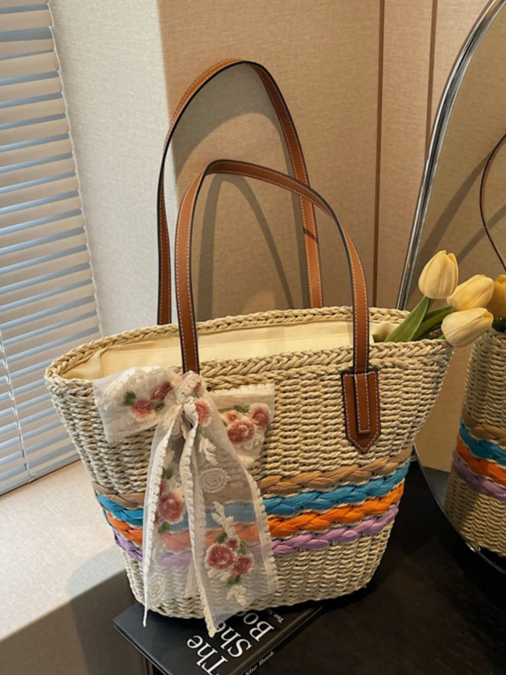 Straw Woven Shoulder Bag