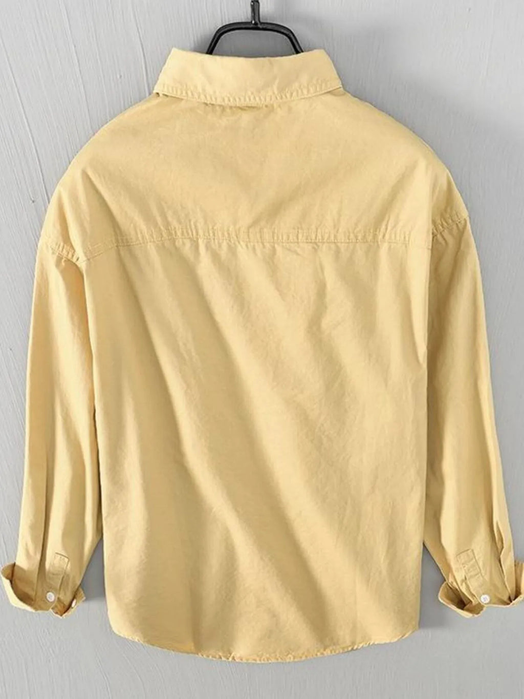 Men's Plus Size Button Up Long Sleeve Shirt