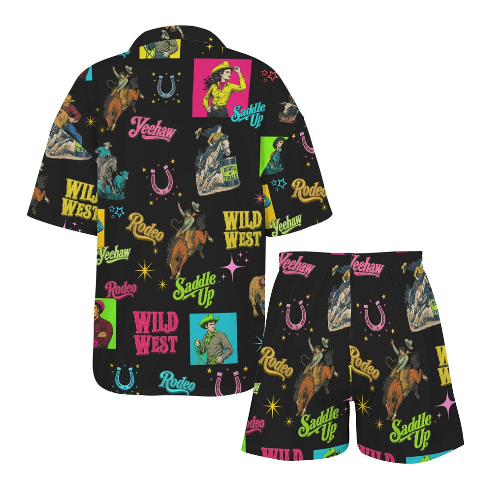 Baha Ranch The Last Roundup Short Pajama Set Made in America