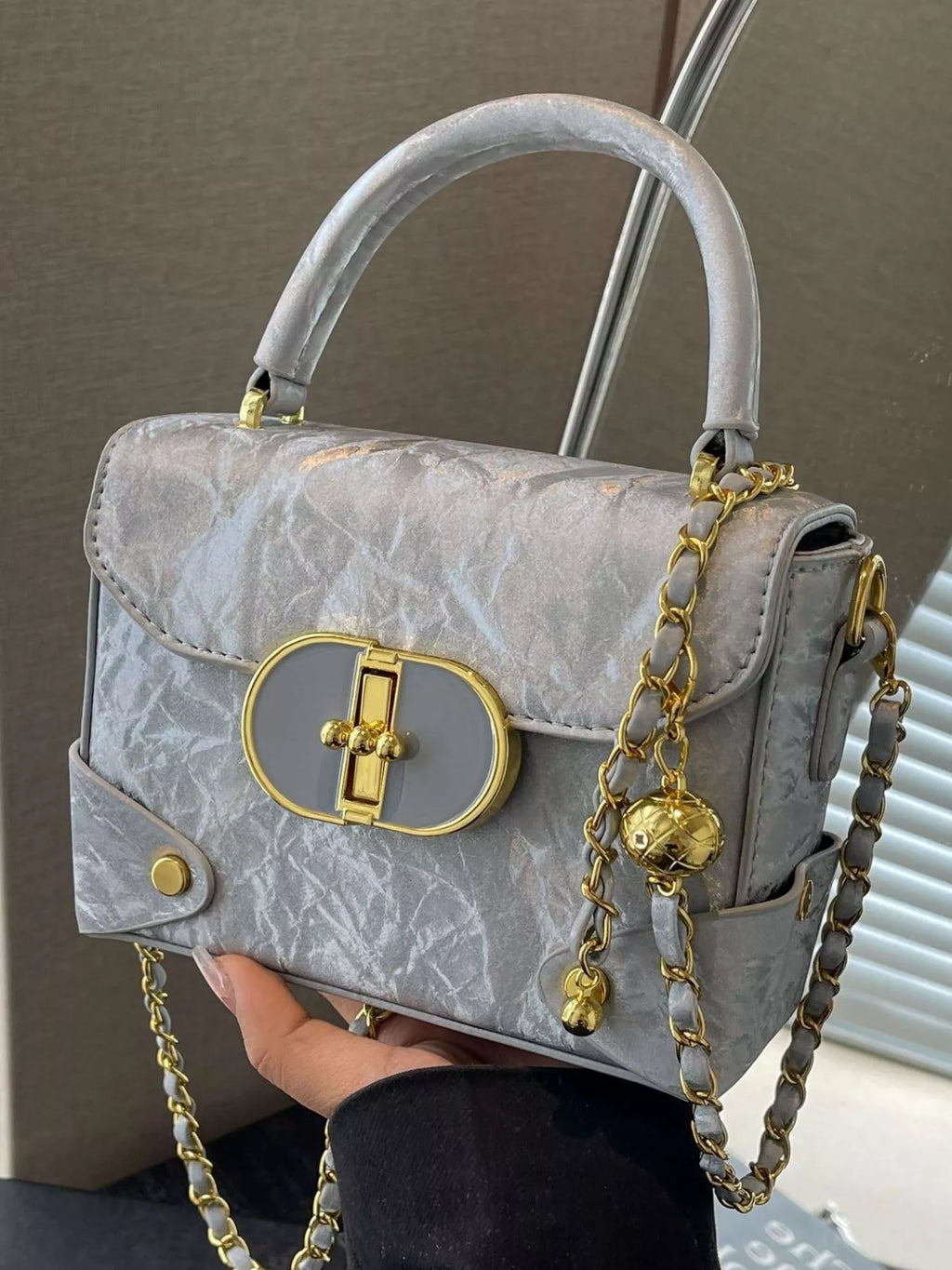 Top Handle Crossbody Bag