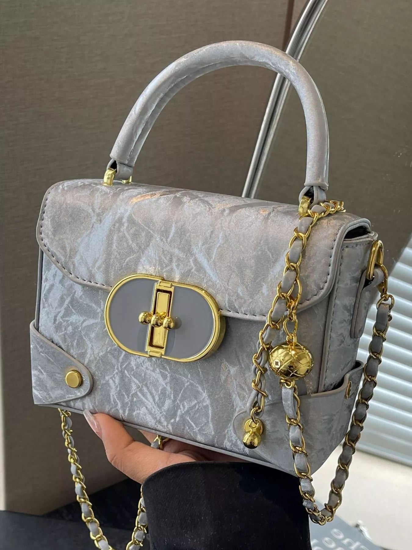 Top Handle Crossbody Bag