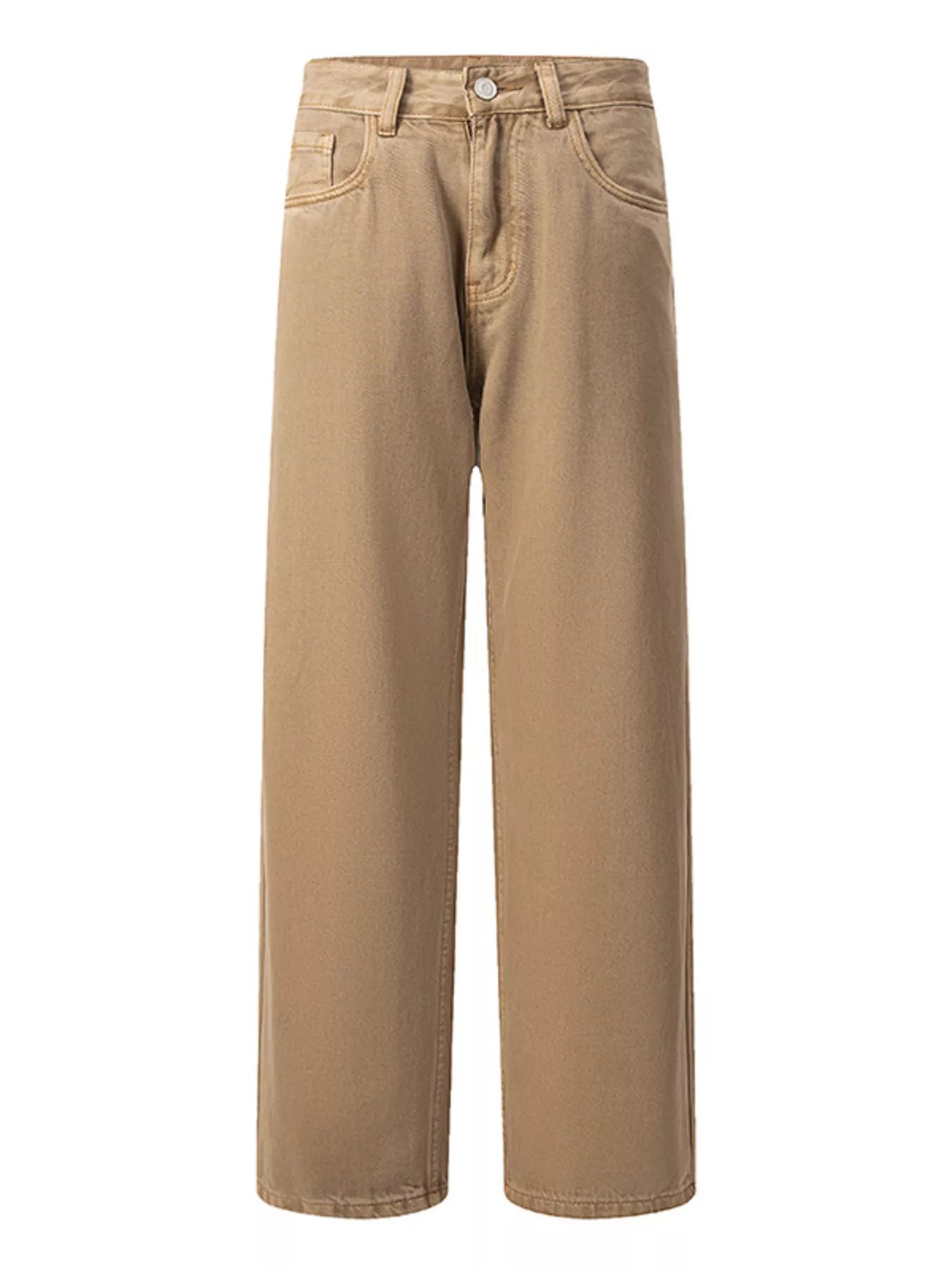 Men's Vintage Wash Wide Leg Jeans