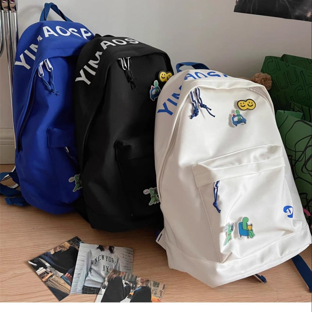 Letter Casual Backpack Bag