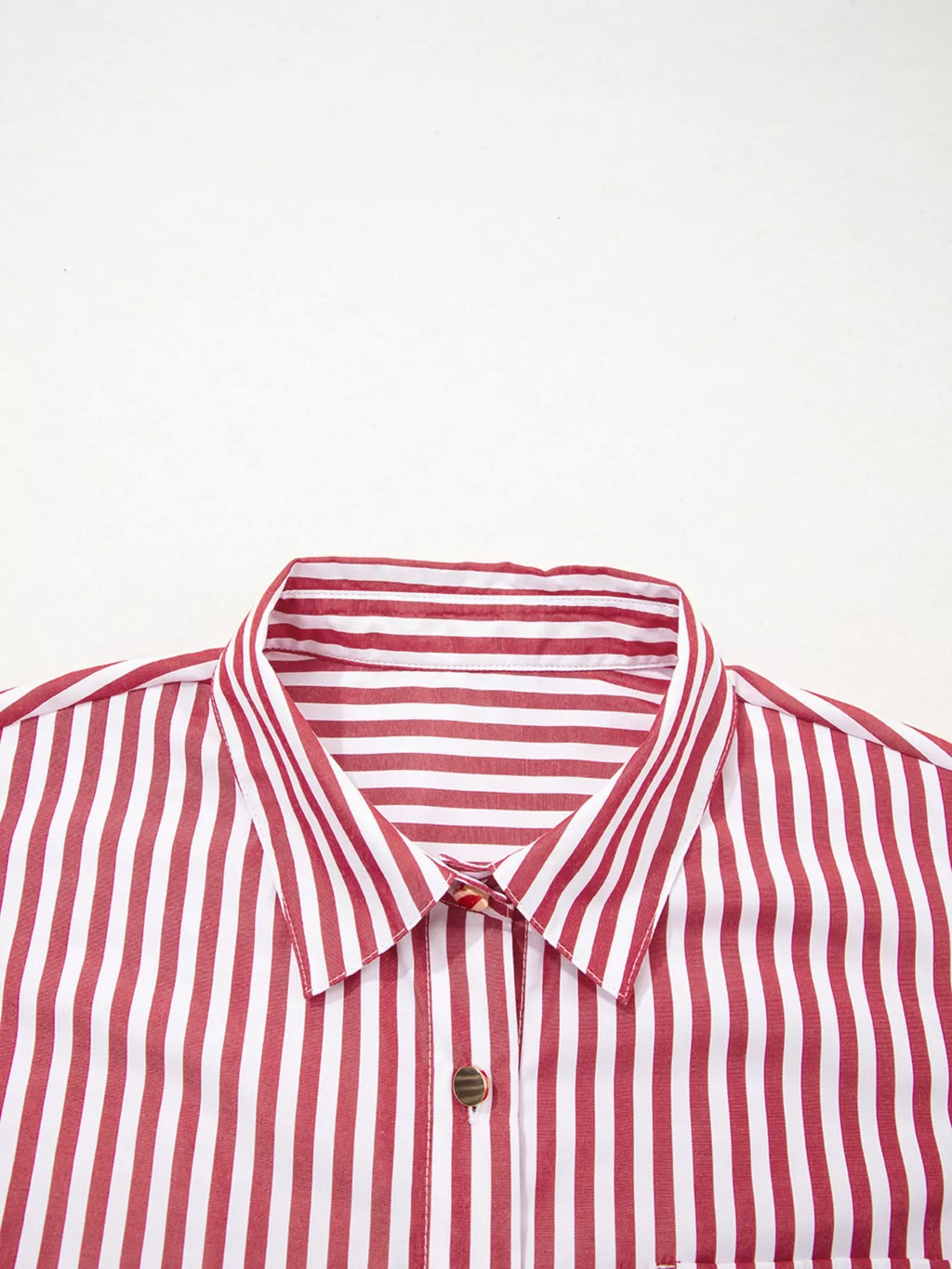 Striped Button-Up Long Sleeve Shirt