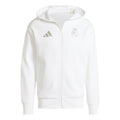 adidas Mens Real Madrid Anthem Jacket White XX-Large