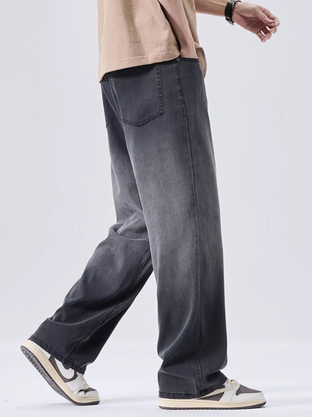 Men's Vintage Washed Straight Fit Pants