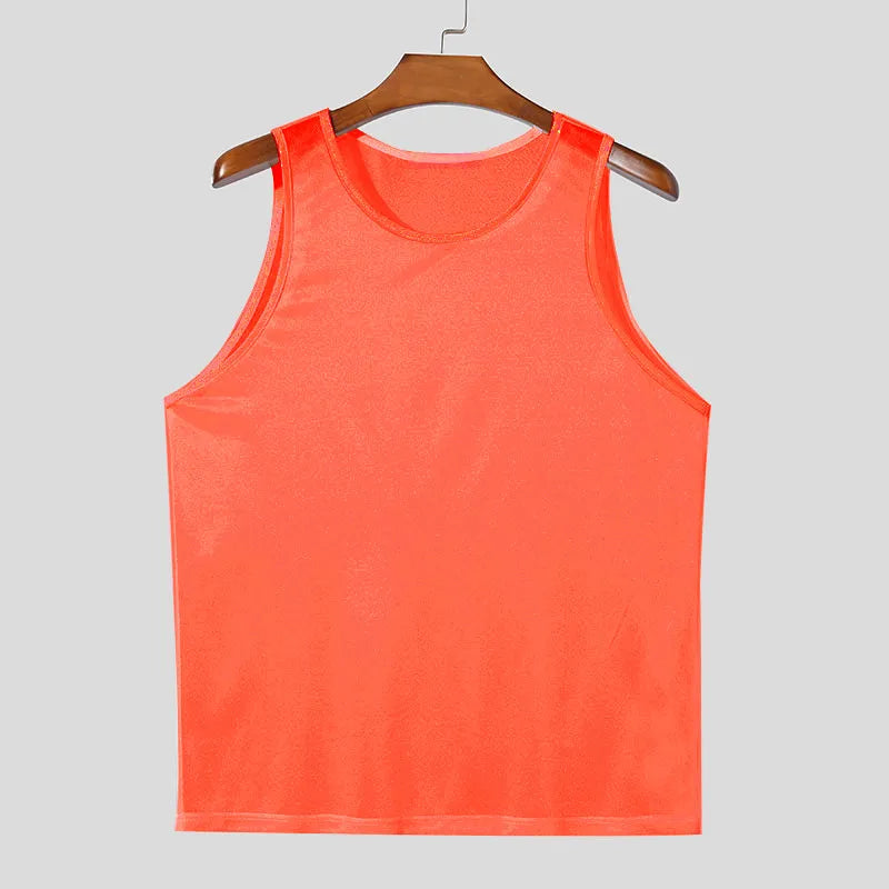 Men's Full Size Round Neck Tank Plus Size
