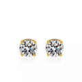 1 Carat Moissanite 925 Sterling Silver Stud Earrings