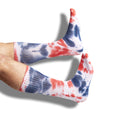 Casual Crew Navy/Red Tie-Dye