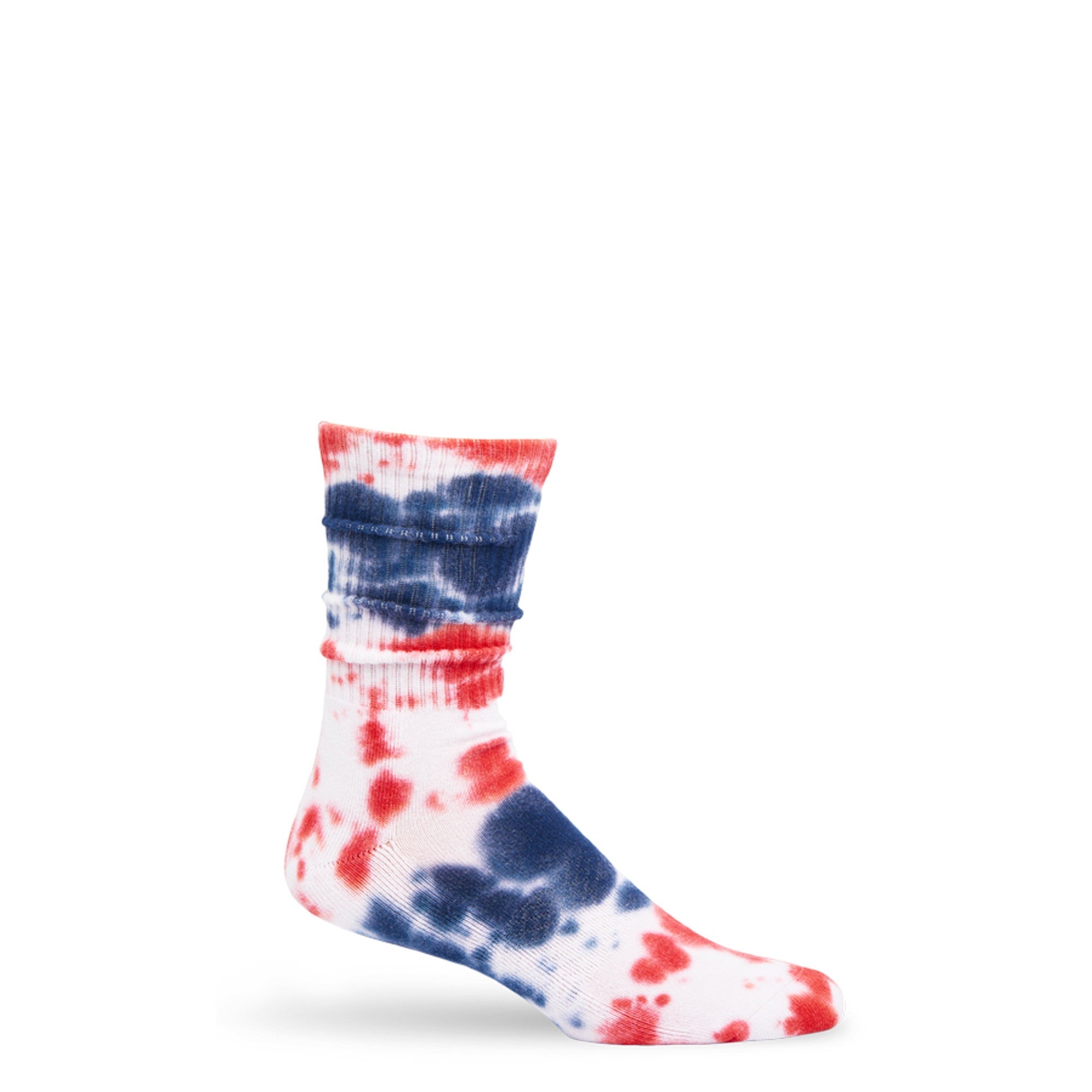 Casual Crew Navy/Red Tie-Dye
