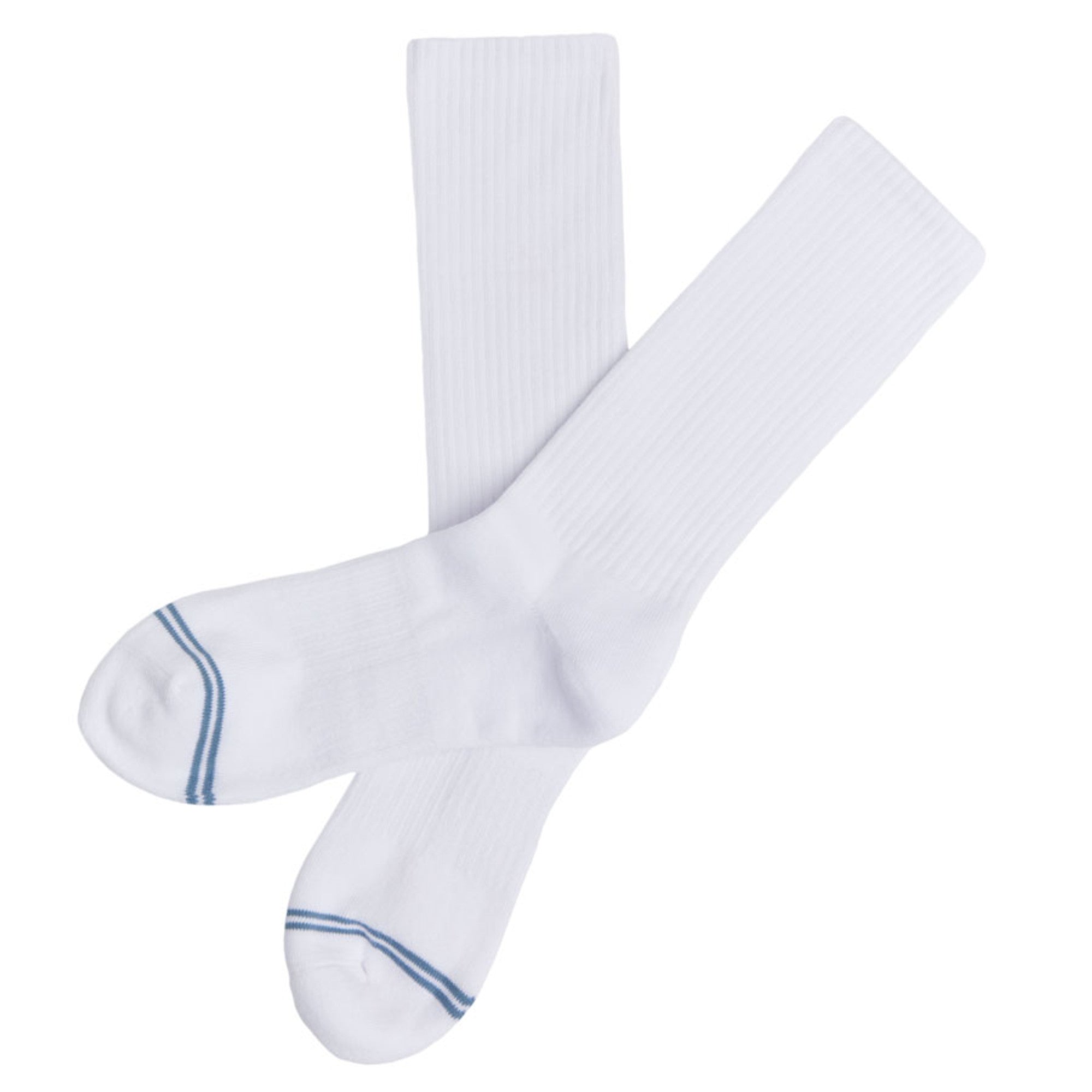 Casual White Crew Socks
