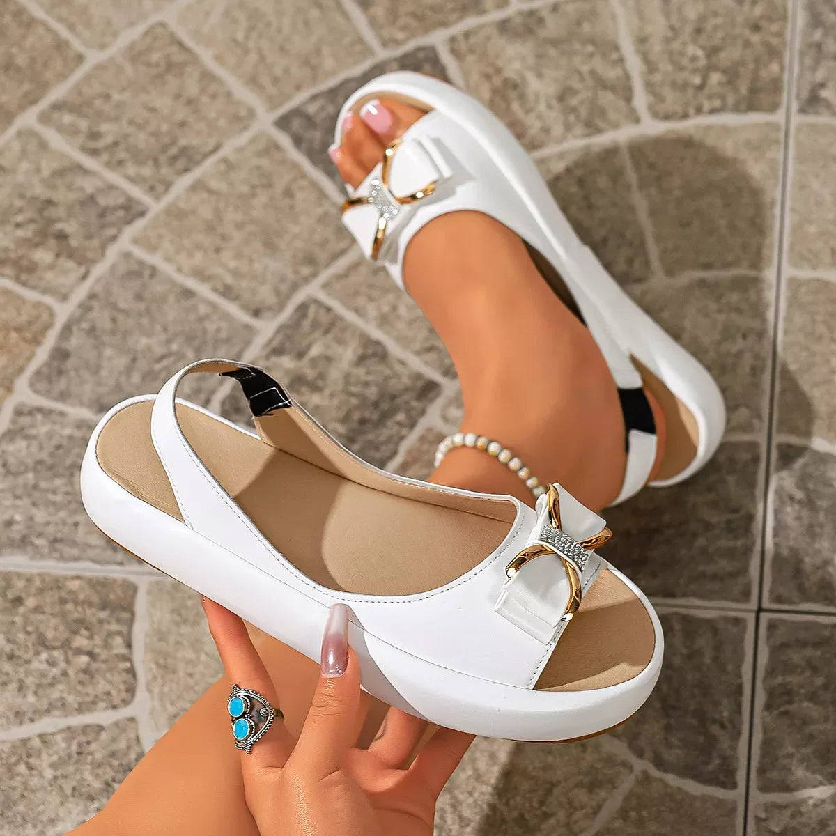 Open Toe Platform Sandals