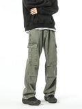 Men's Full Size Wide Leg Cargo Jeans Plus Size