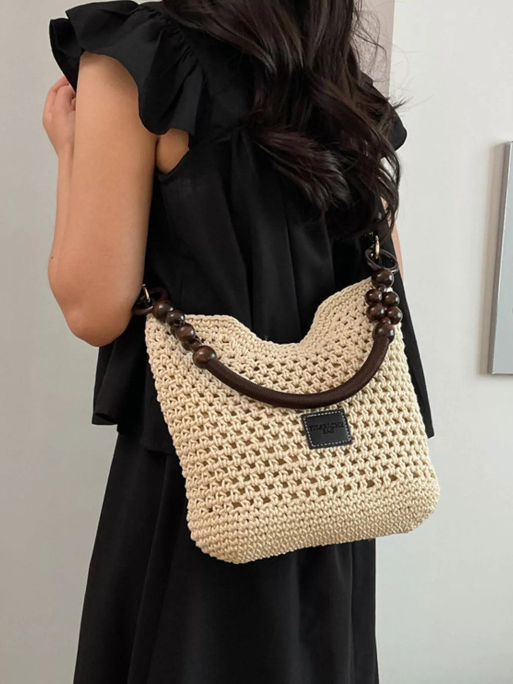 Crochet Knit Crossbody Bag