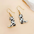 Cowgirl Boot Dangle Earrings
