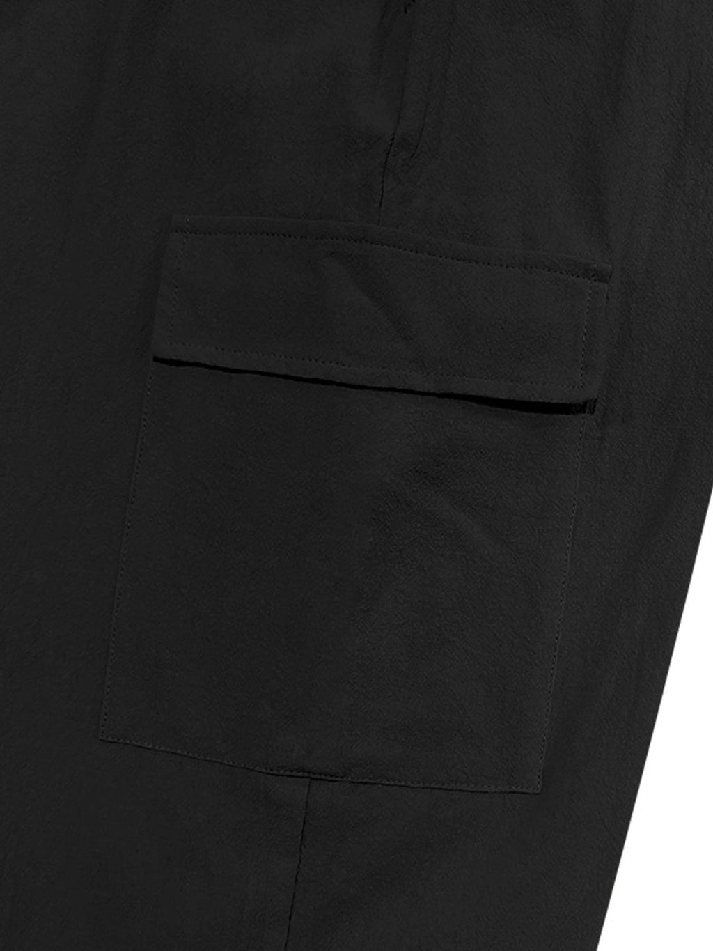 Men's Full Size Casual Cargo Pants with Drawstring Waist Plus Size