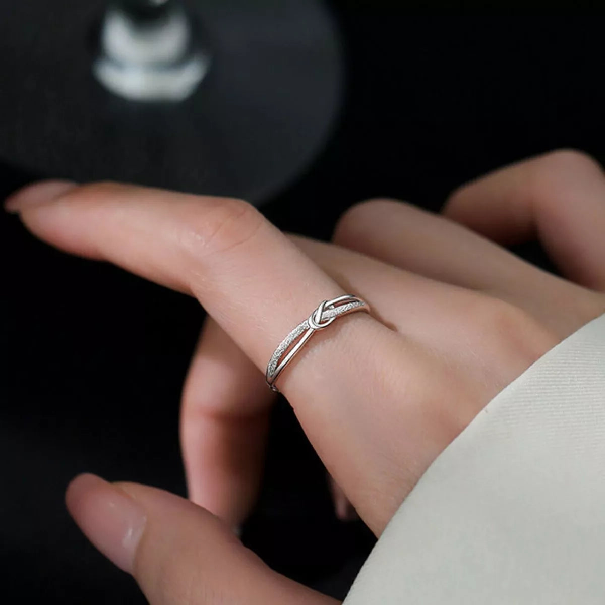 925 Sterling Silver Knot Ring