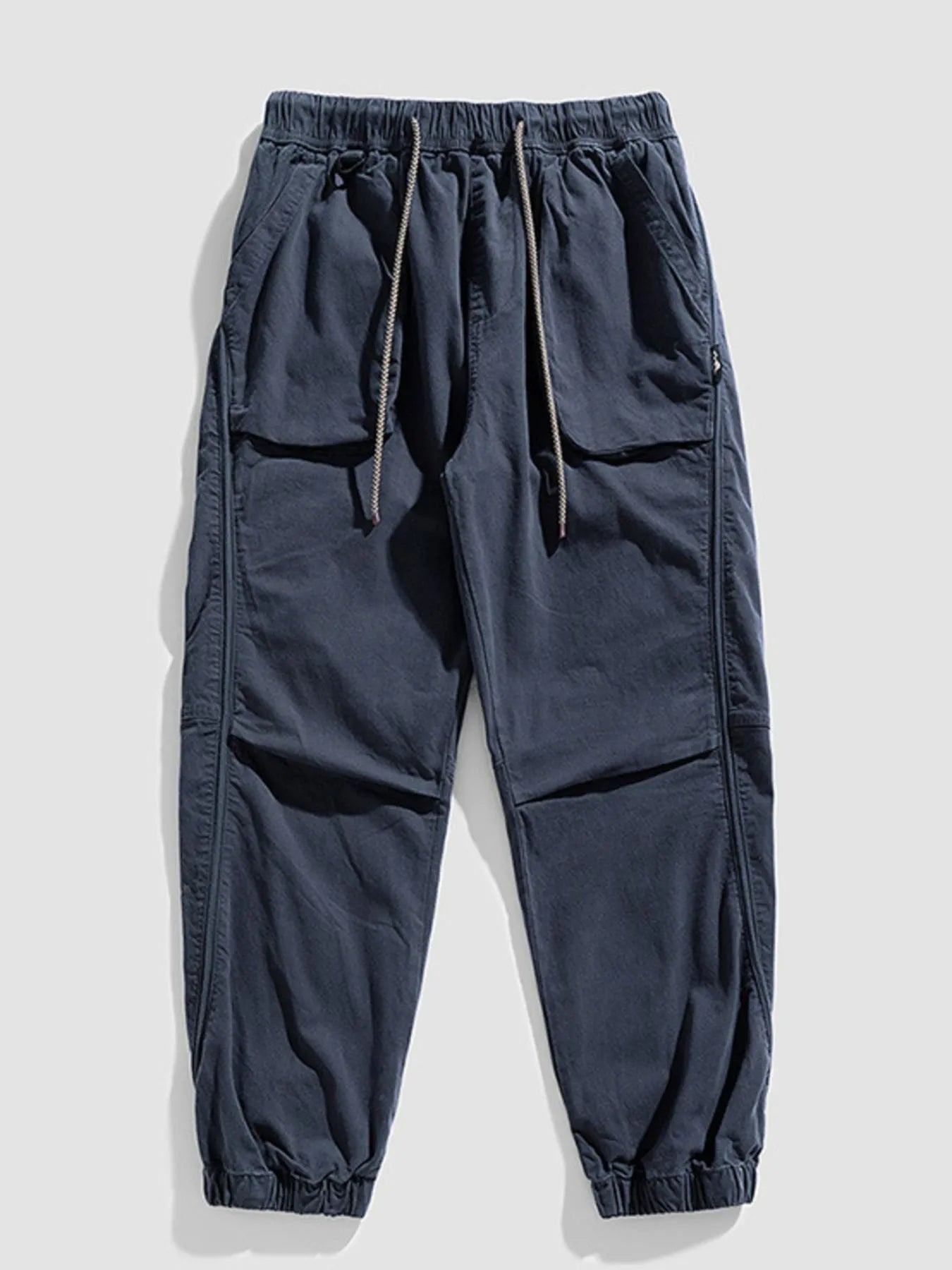 Men's Plus Size Drawstring Wide Leg Pants