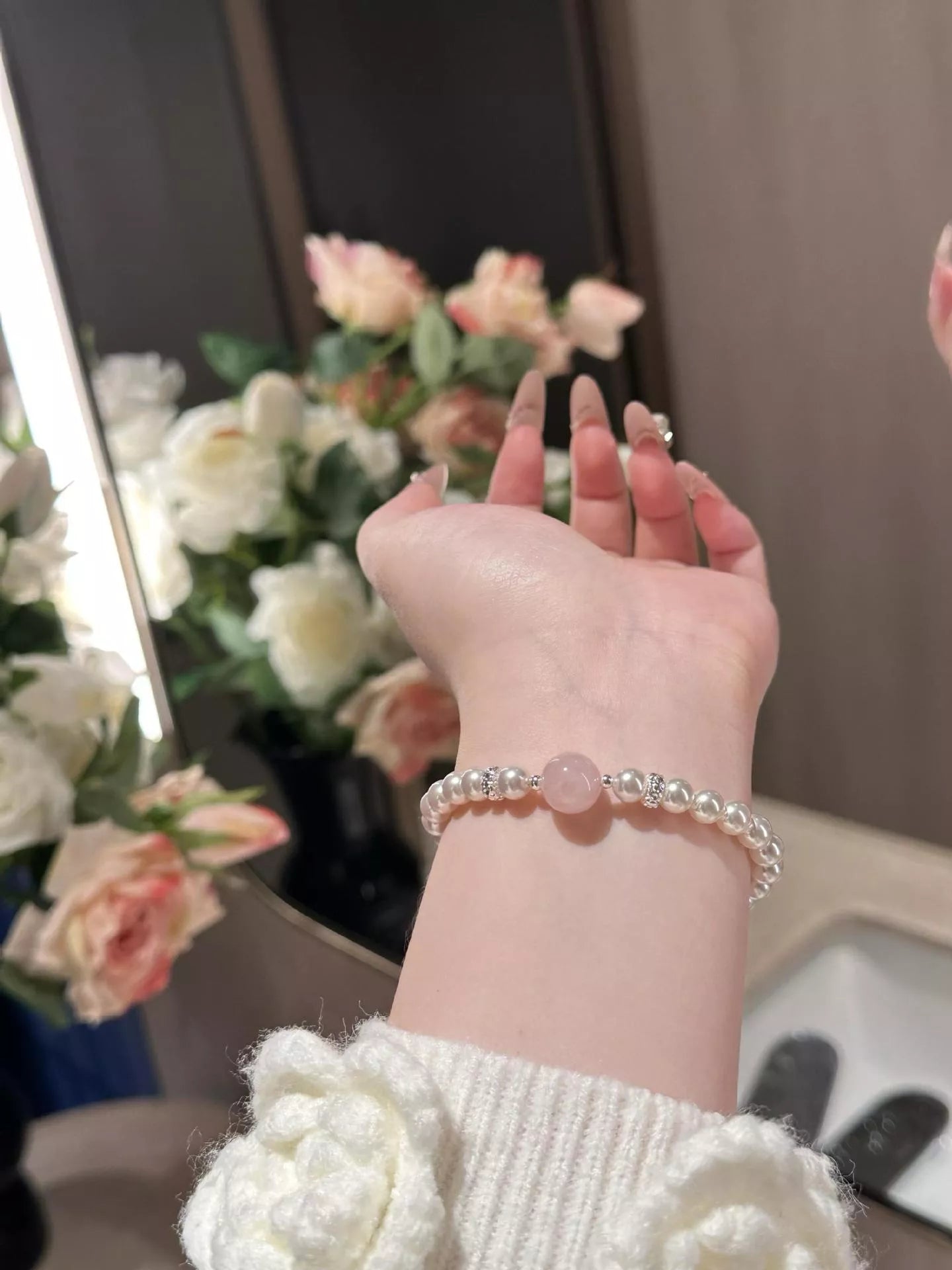 Alloy Pearl Bracelet