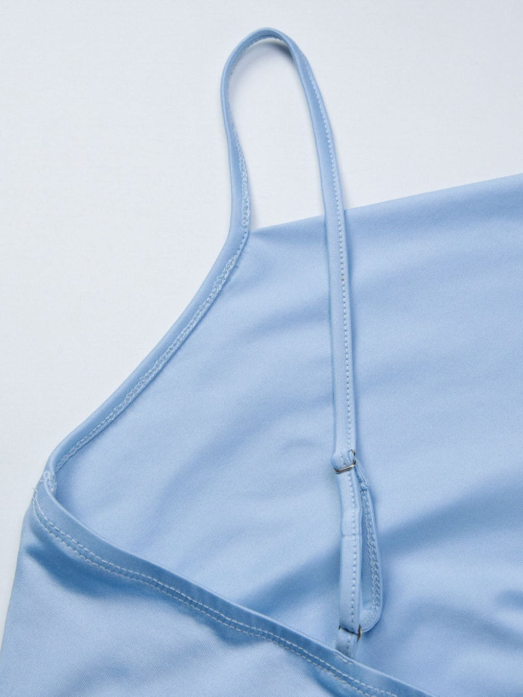 Asymmetrical Neckline Ruched Cami