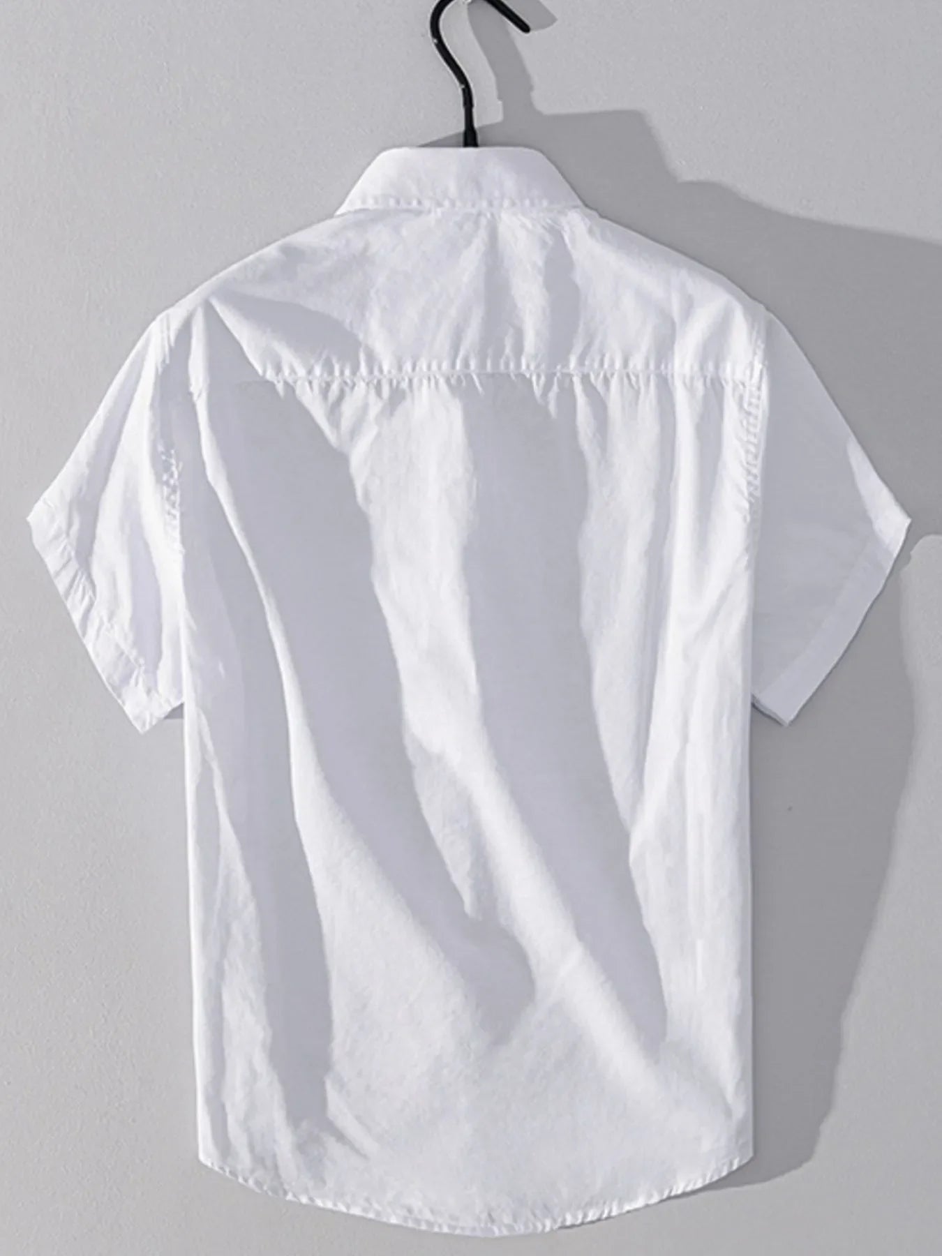 Men's Plus Size Button Up Short Sleeve Shirt