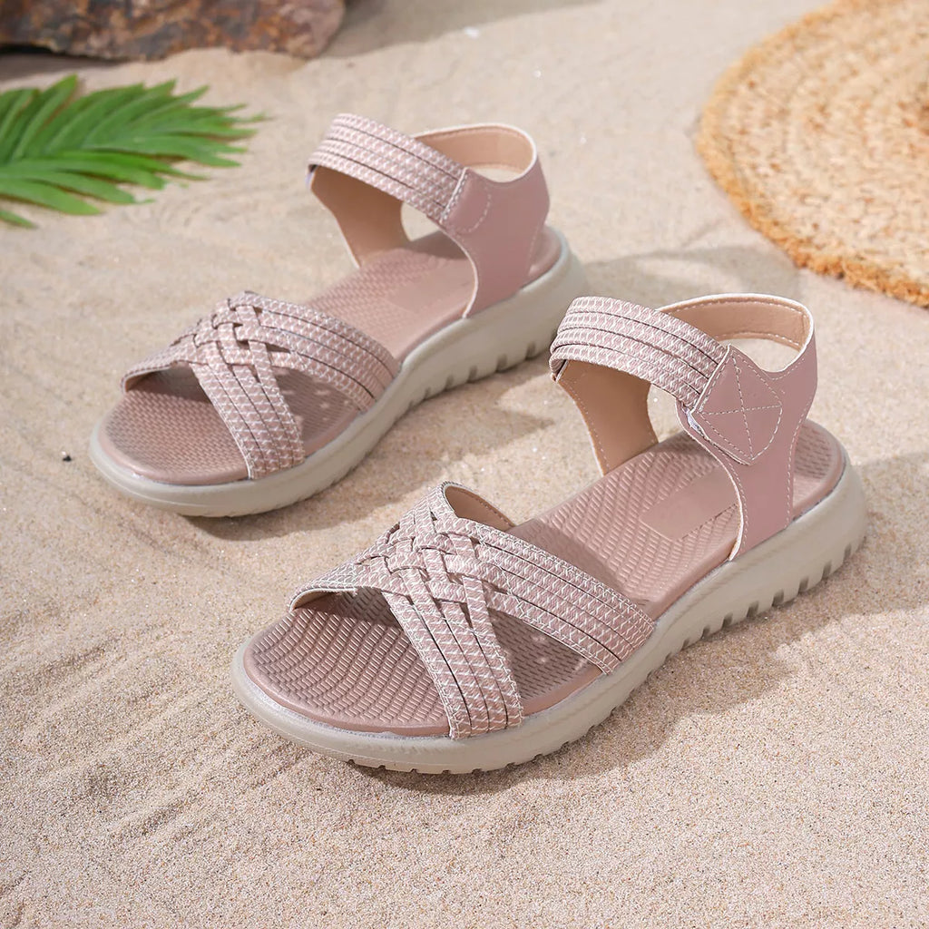 Open Toe Woven Sandals