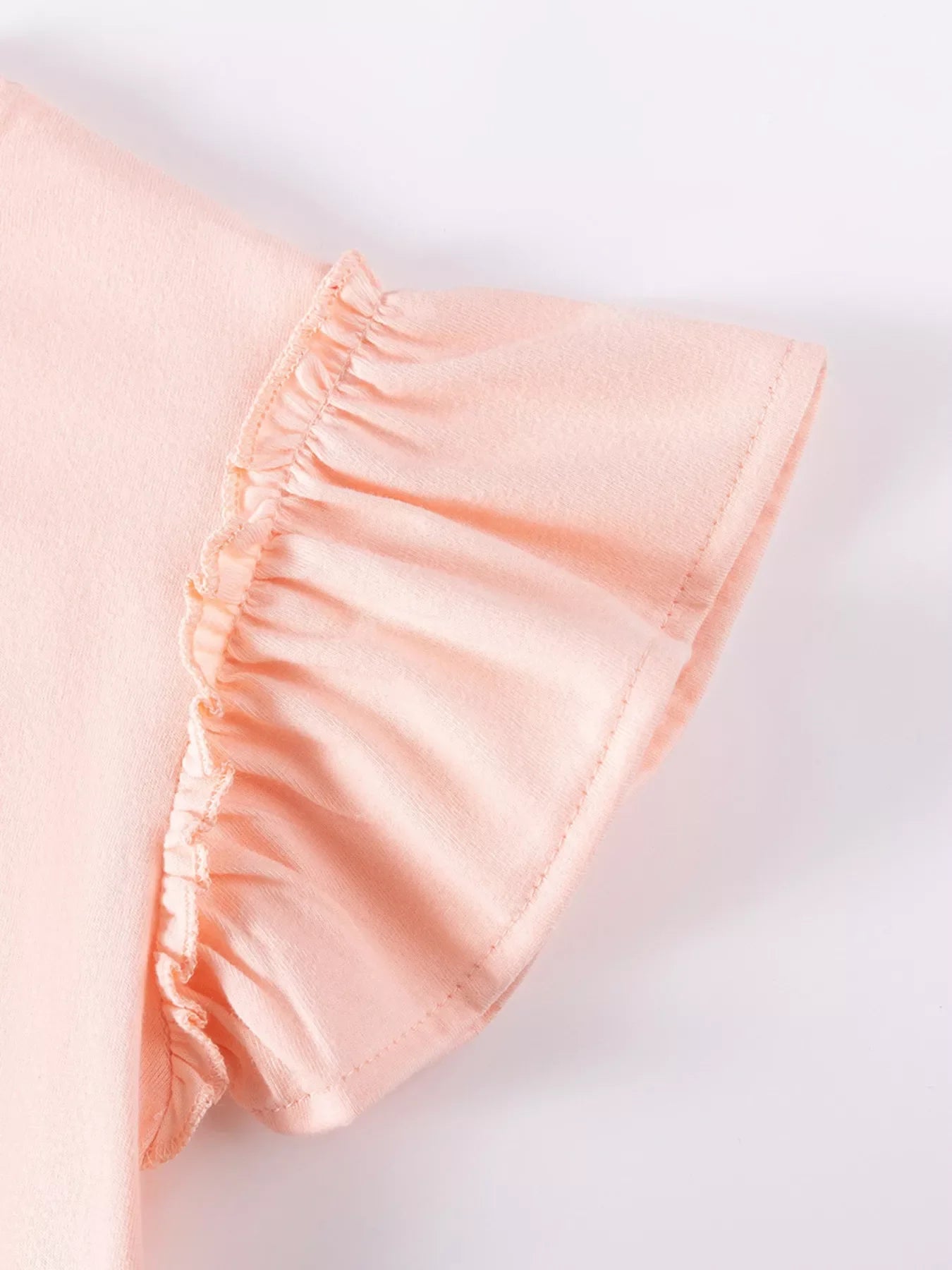 Children's Ruffle Sleeve Tulle Dress