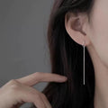 925 Sterling Silver Chain Earrings