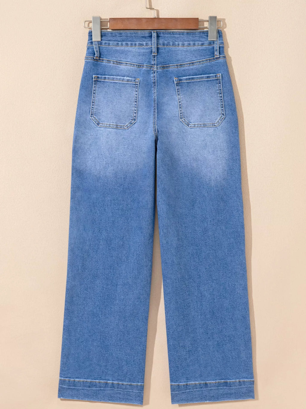 High-Waisted Wide Leg Flare Jeans