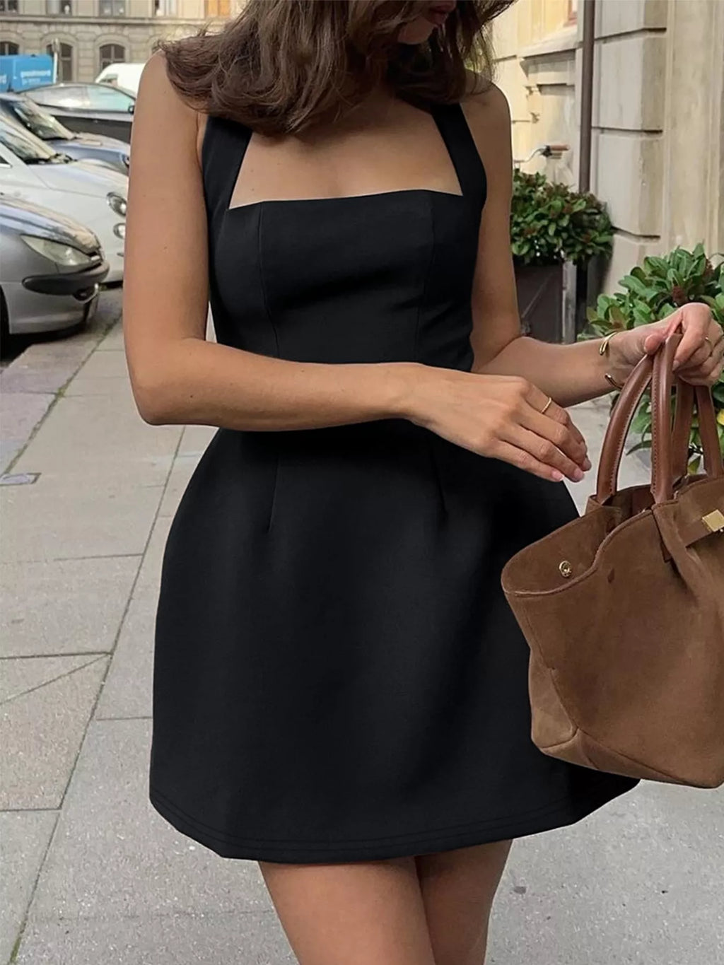 Plus Size Halter Neck Mini Dress