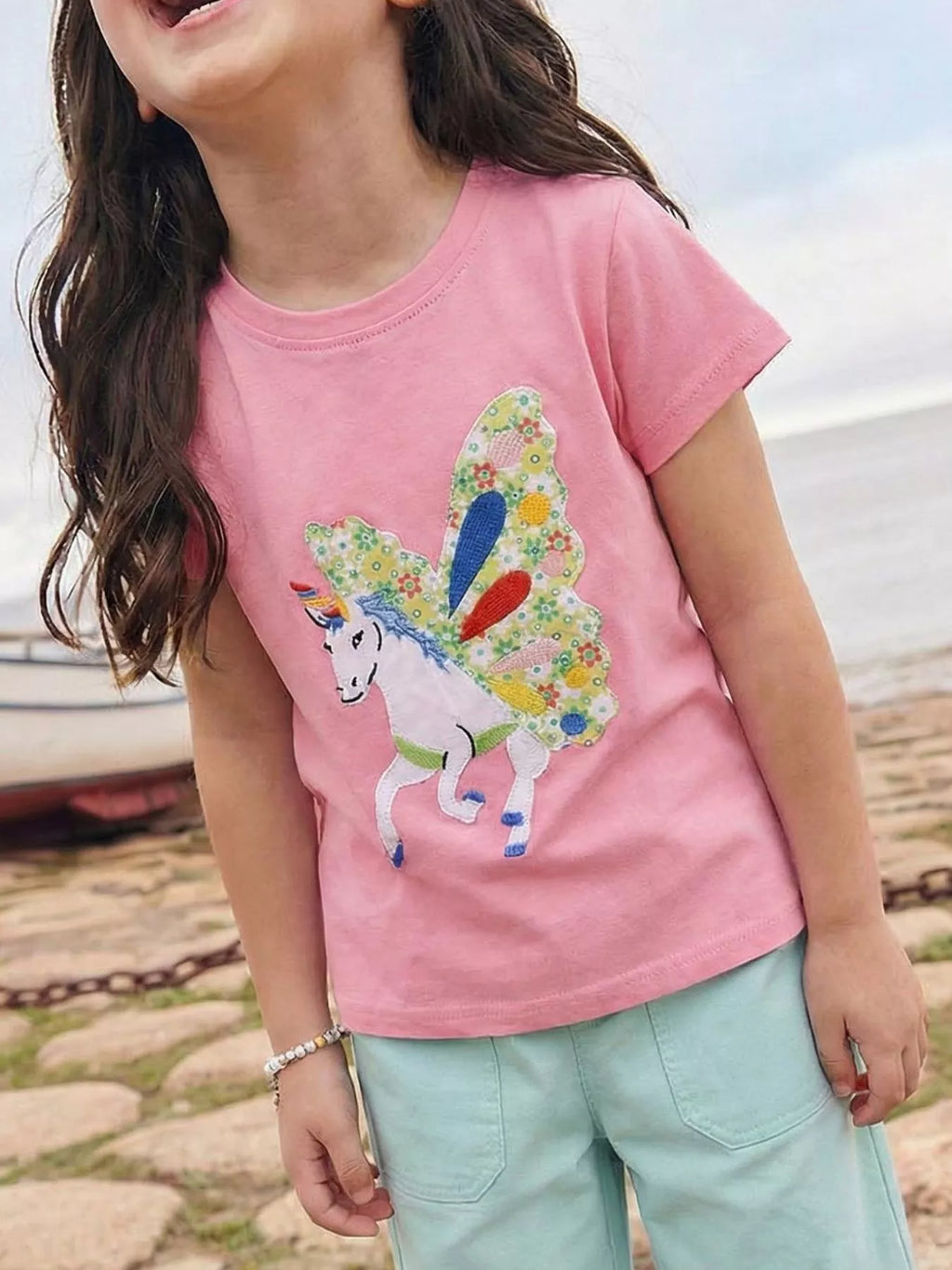 Children's Unicorn Short Sleeve T-Shirt