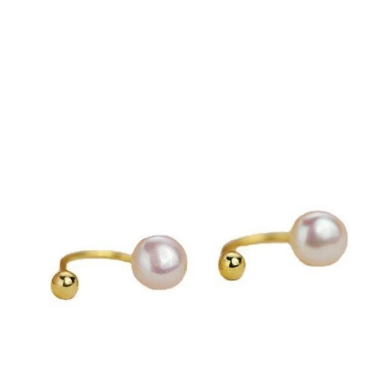 925 Sterling Silver Pearl Stud Earrings