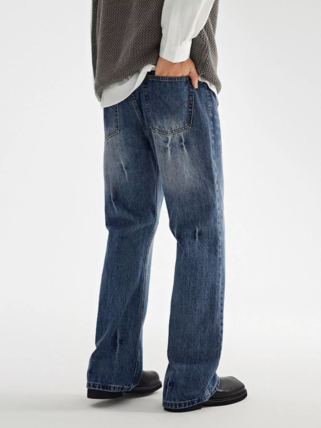 Men's Wide Leg Jeans