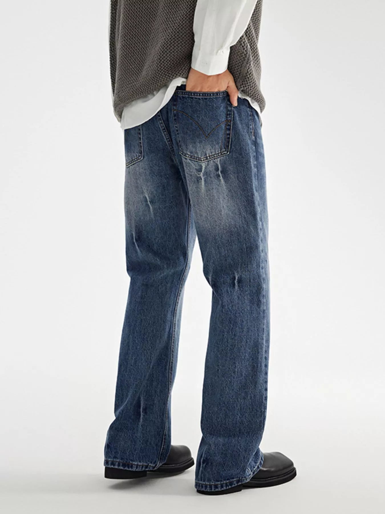 Men's Wide Leg Jeans