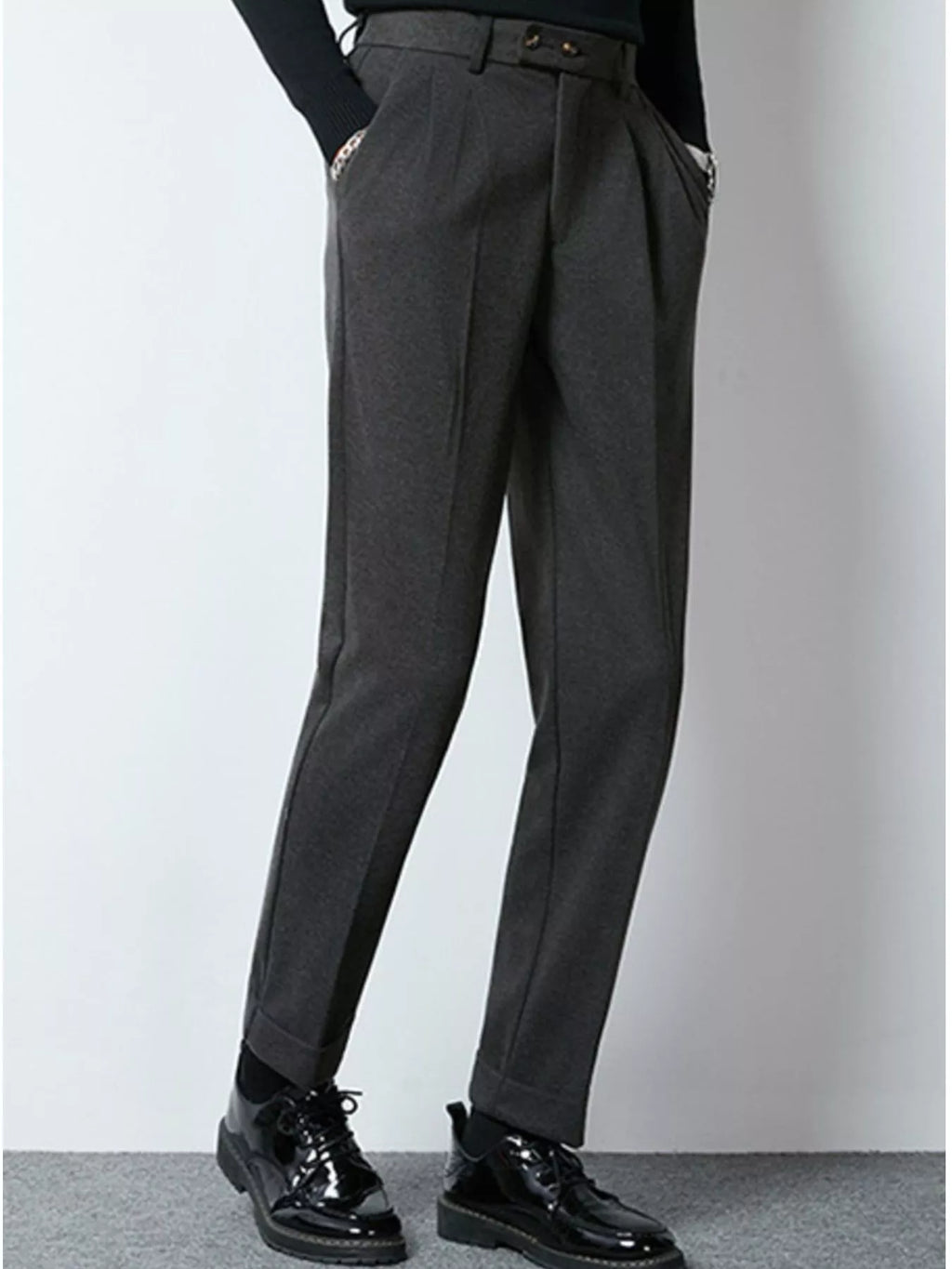 Men's Pleated Dress Pants