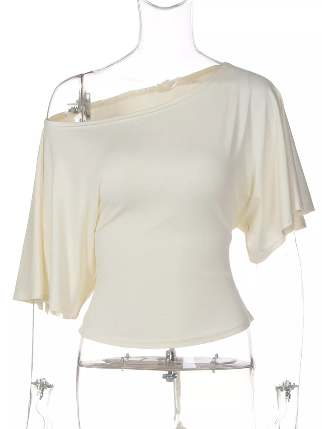 Boat Neck Short Sleeve T-Shirt