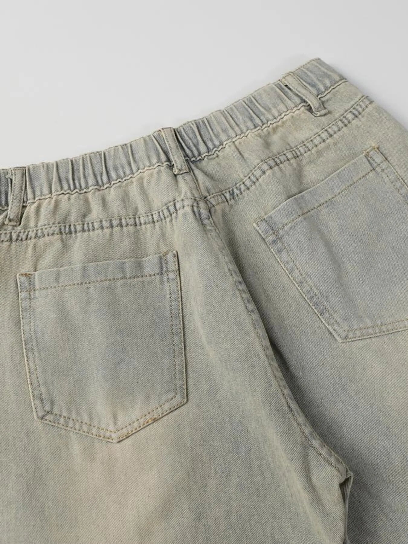 Men's High Waist Wide Leg Jeans