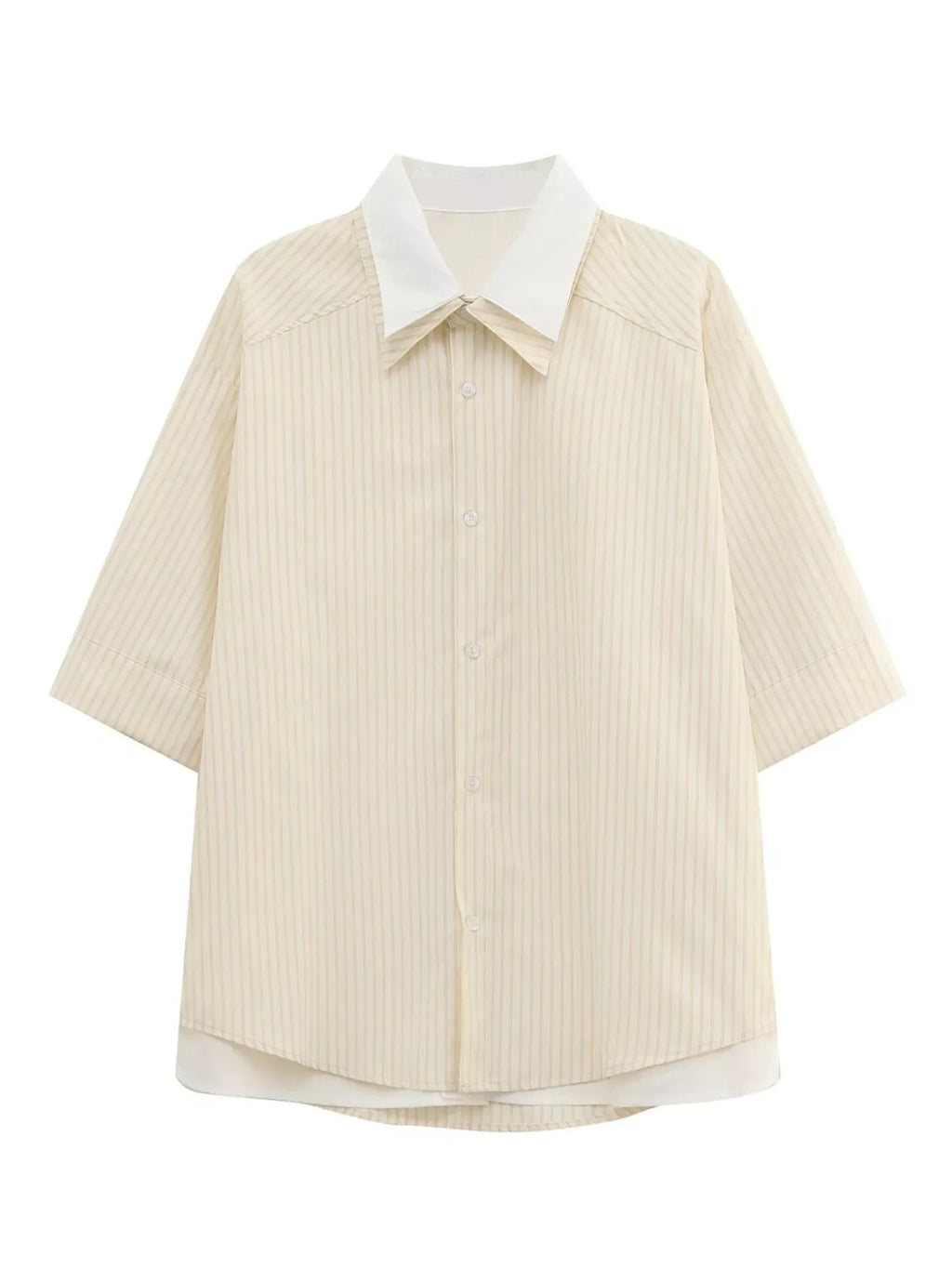 Men's Striped Button Up Shirt