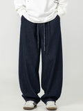 Men's Plus Size Drawstring Loose Fit Jeans