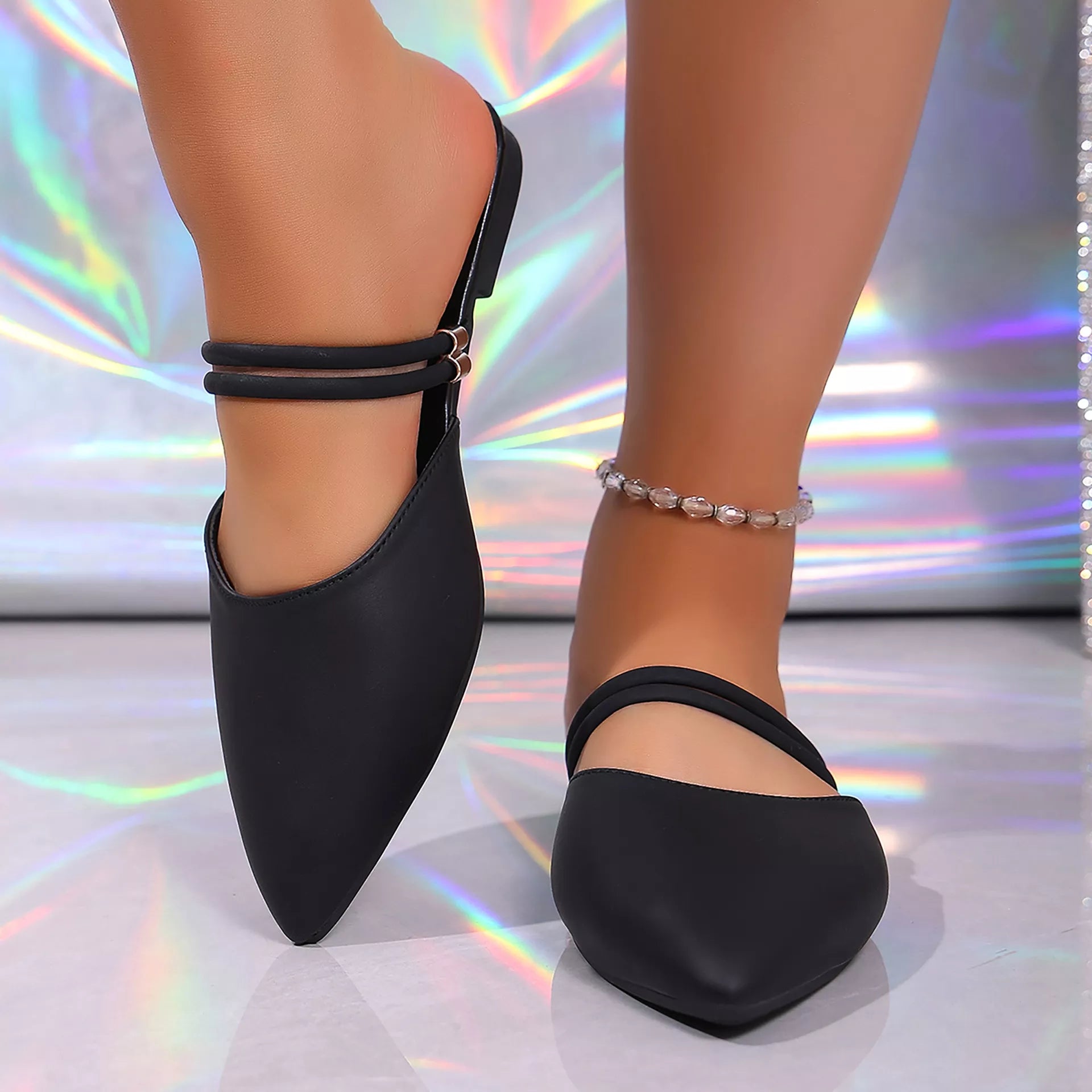 Point Toe Flats Sandals