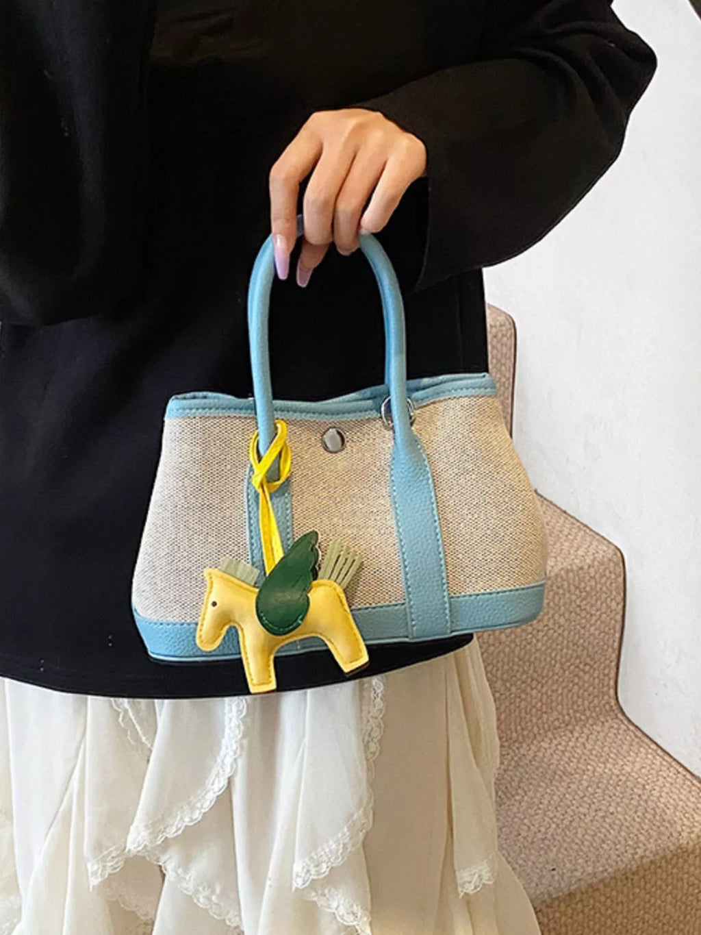 Contrast Crossbody Bag
