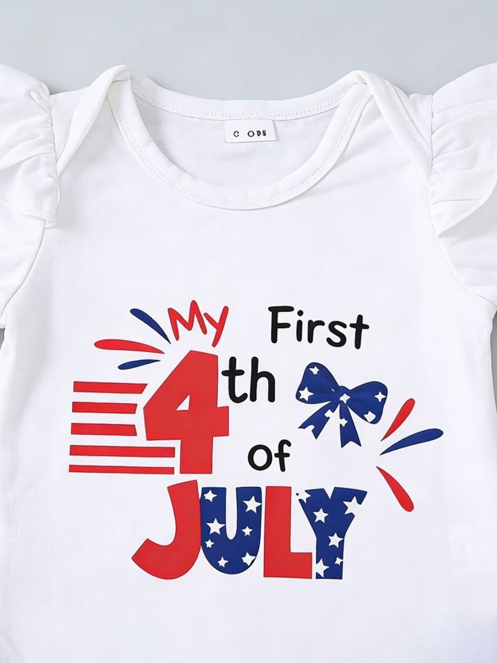 Children's My First 4th of July Bodysuit & Skort & Headband Set