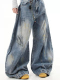 Men's Full Size Wide Leg Jeans Plus Size