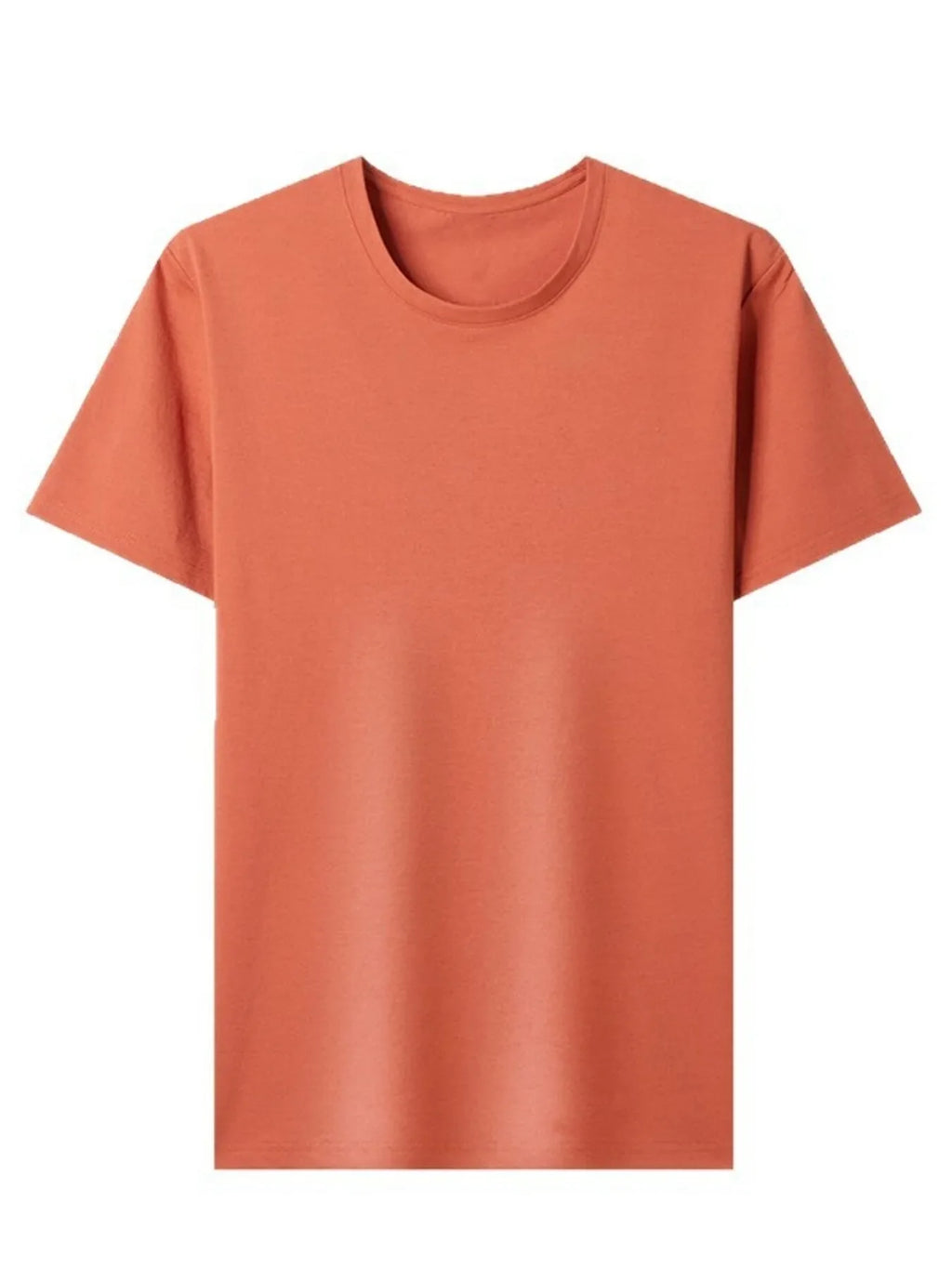 Men's Plus Size Round Neck Short Sleeve T-Shirt