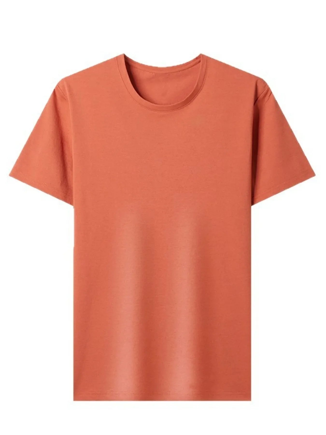 Men's Plus Size Round Neck Short Sleeve T-Shirt