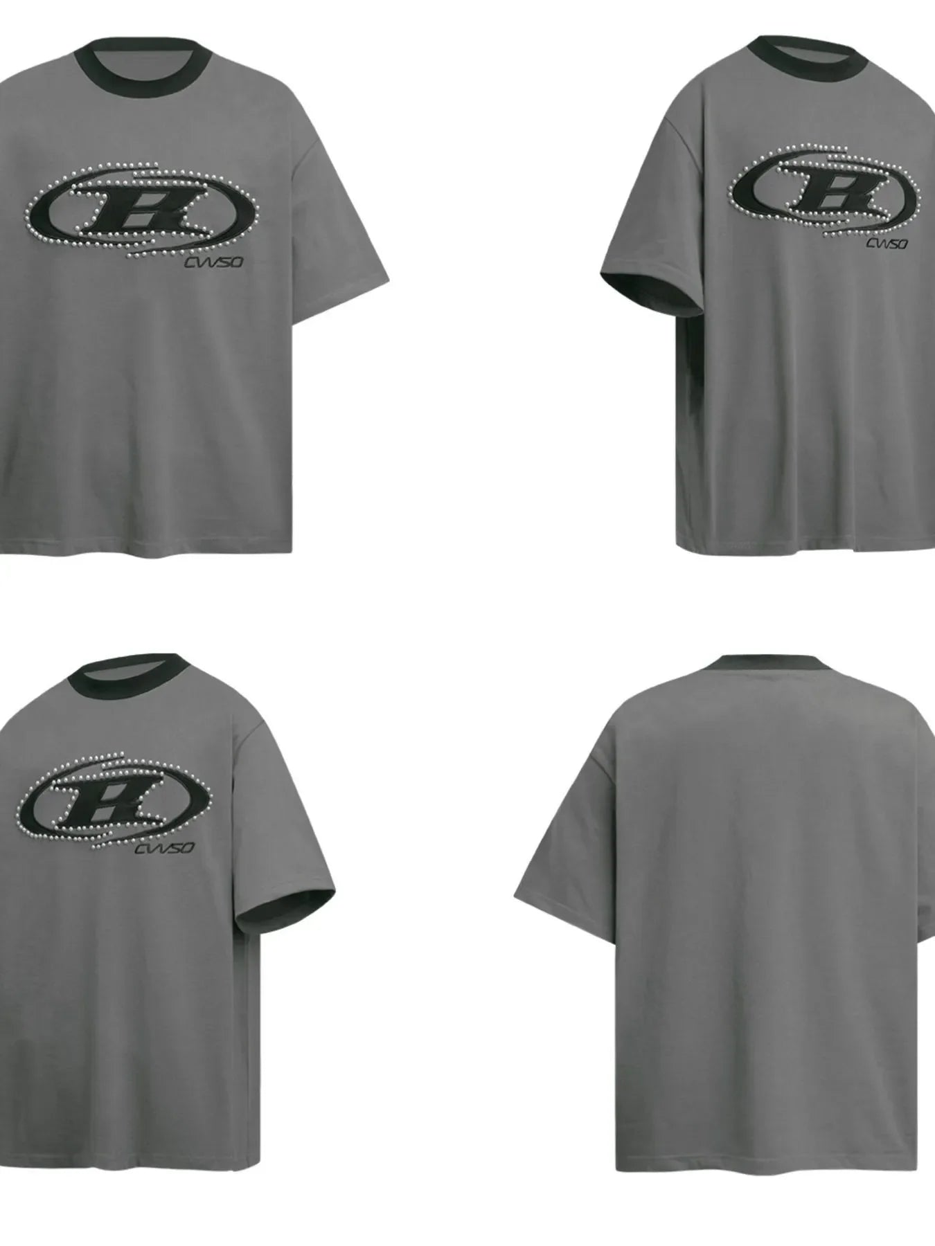 Men's Pearl Detail Short Sleeve T-Shirt