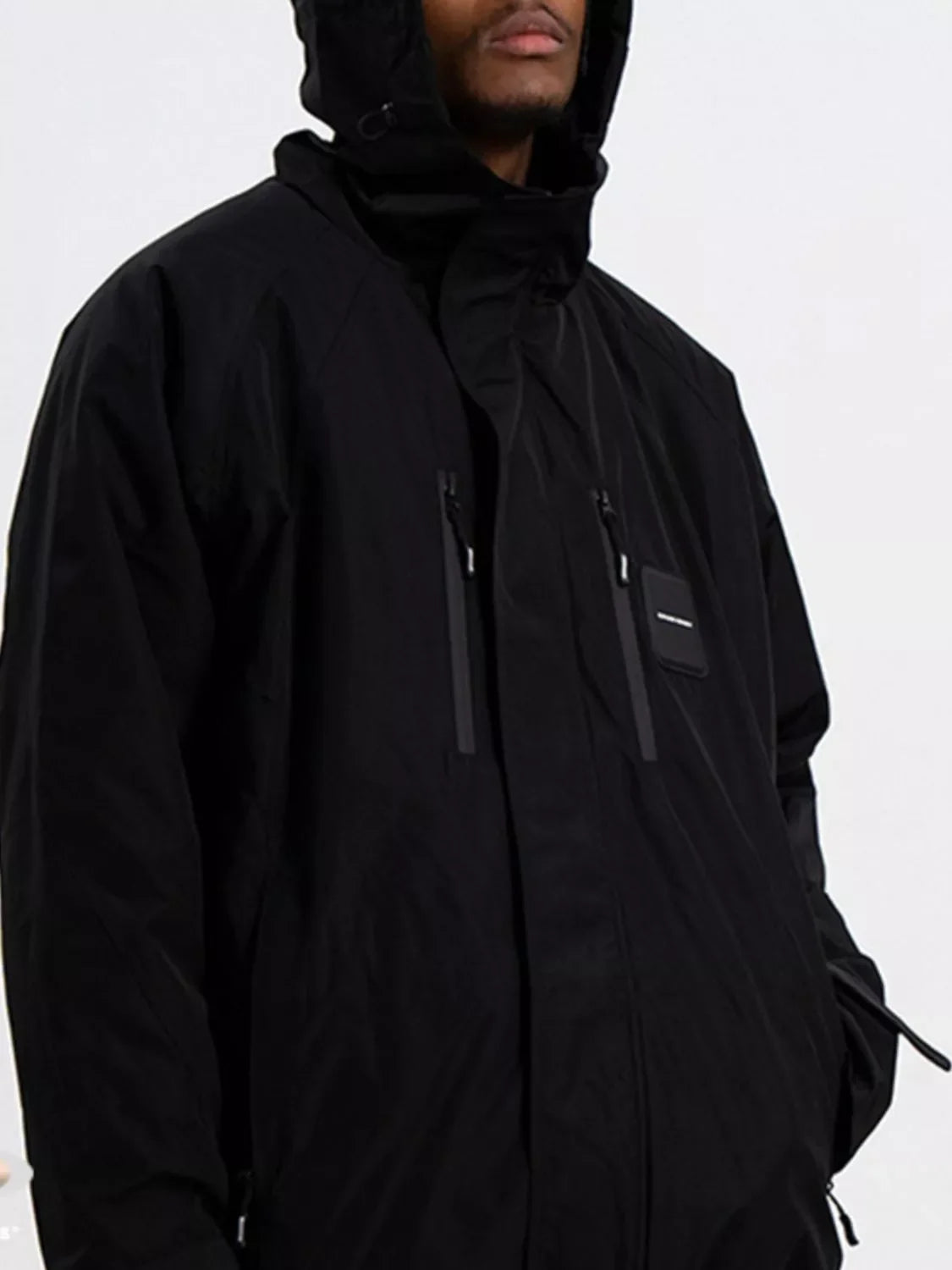 Men's Long Sleeve Hooded Windbreaker Jacket